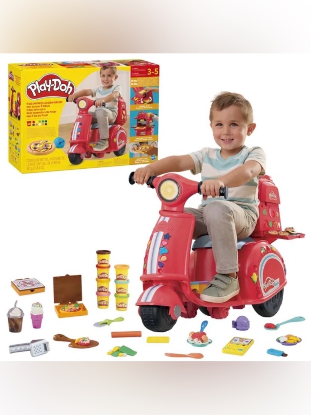 Play-Doh Pizza Delivery Scooter Playset